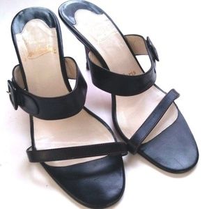 Christian Louboutin Women's 2 Strap Sandal Slip On